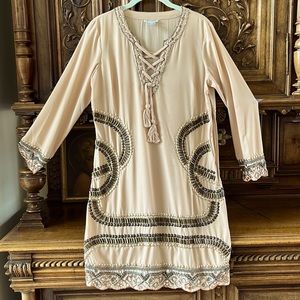 NWOT Vintage style beaded dress